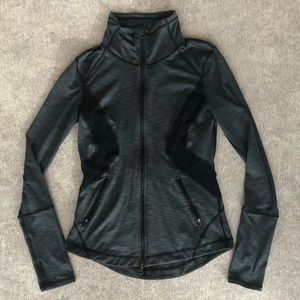 Zella Track Jacket with Mesh Cut Outs